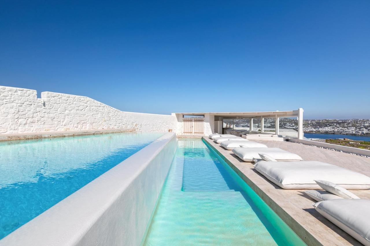 ホテル White Stone Mykonos Agios Ioannis Diakoftis エクステリア 写真