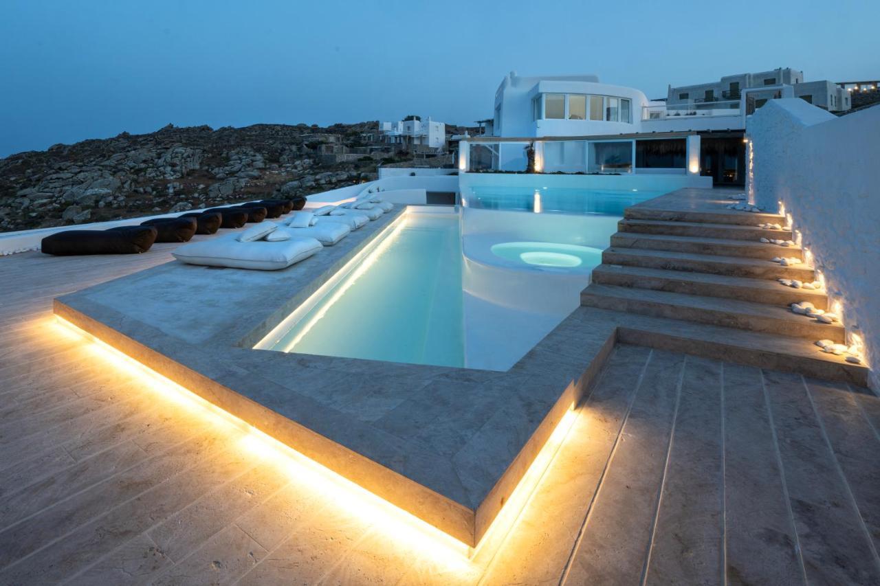 ホテル White Stone Mykonos Agios Ioannis Diakoftis エクステリア 写真