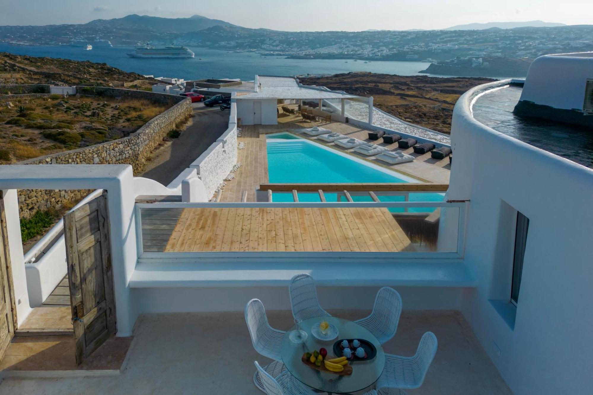 ホテル White Stone Mykonos Agios Ioannis Diakoftis エクステリア 写真
