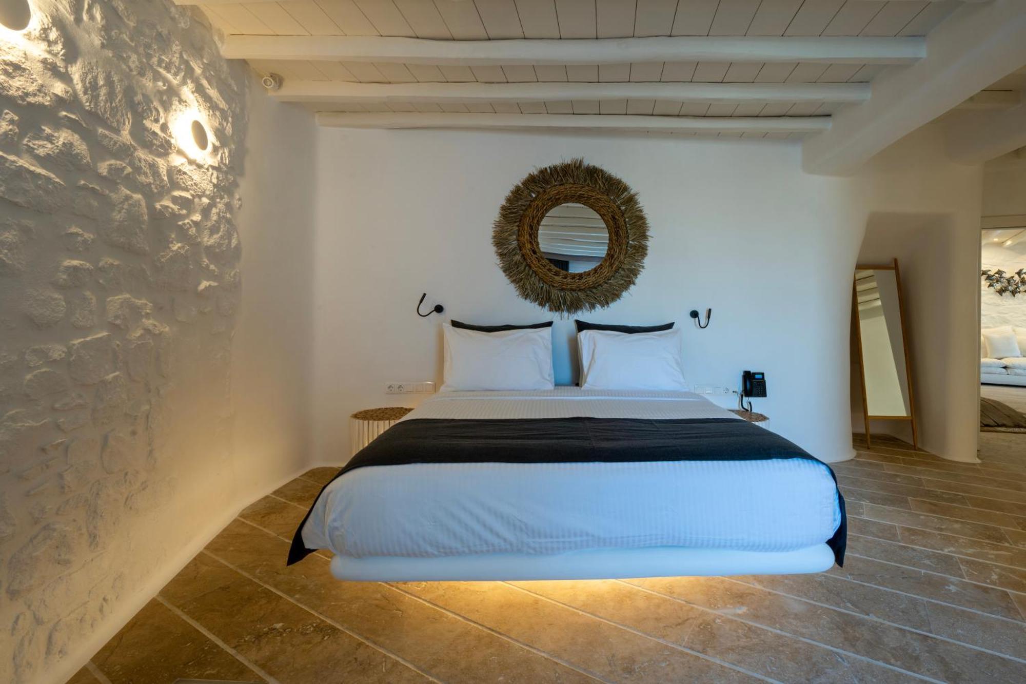 ホテル White Stone Mykonos Agios Ioannis Diakoftis エクステリア 写真