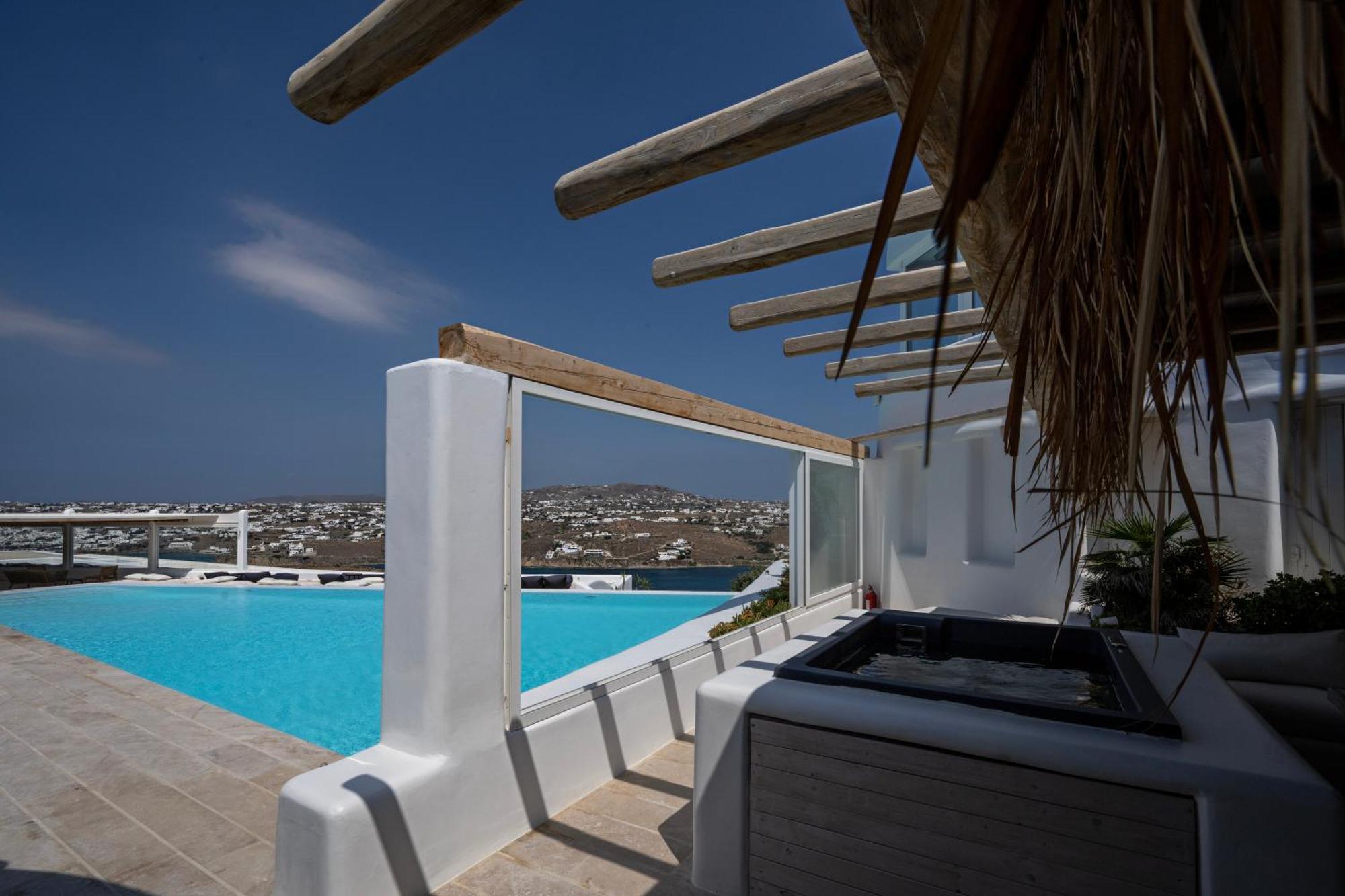 ホテル White Stone Mykonos Agios Ioannis Diakoftis エクステリア 写真