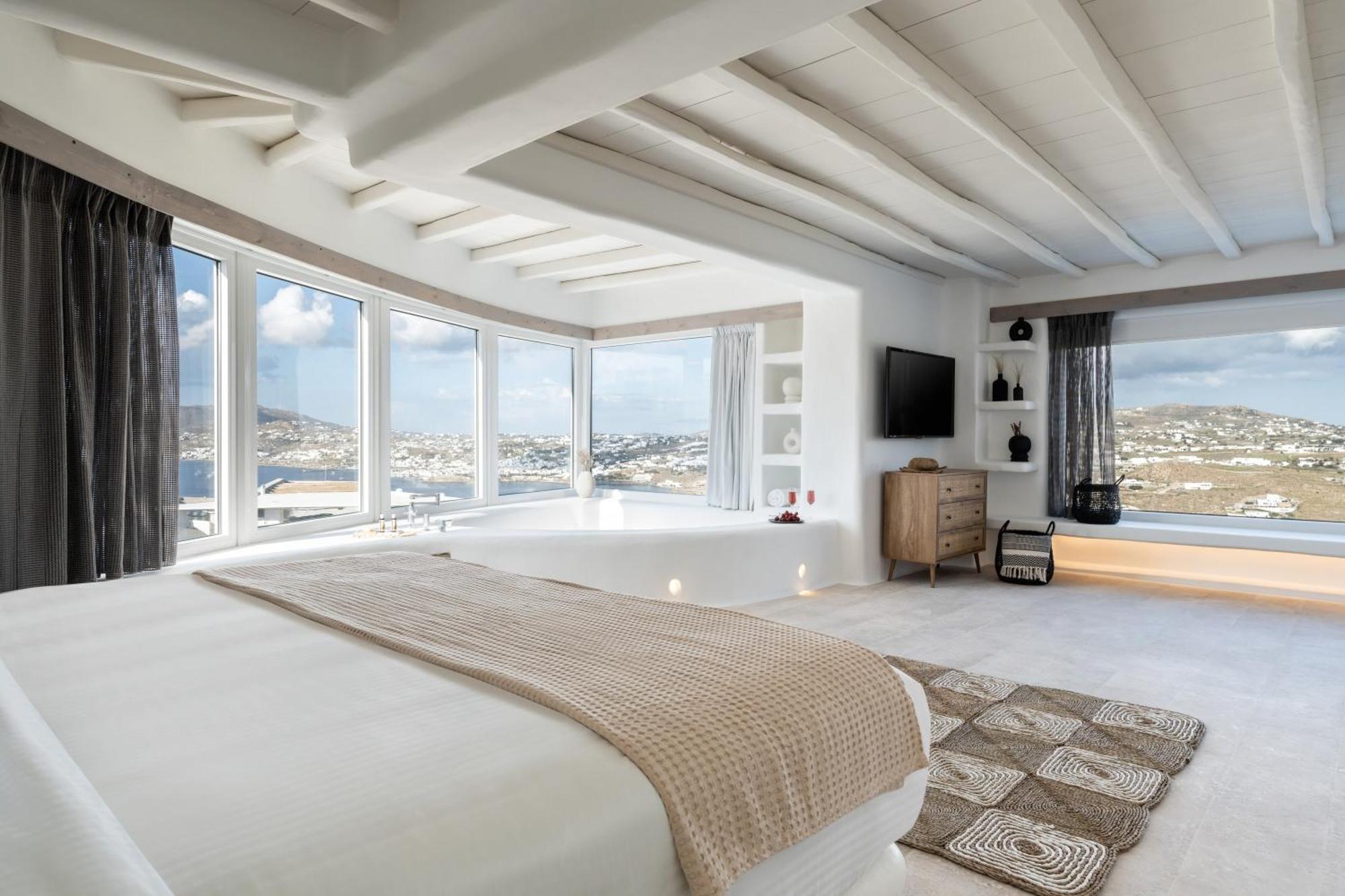 ホテル White Stone Mykonos Agios Ioannis Diakoftis エクステリア 写真