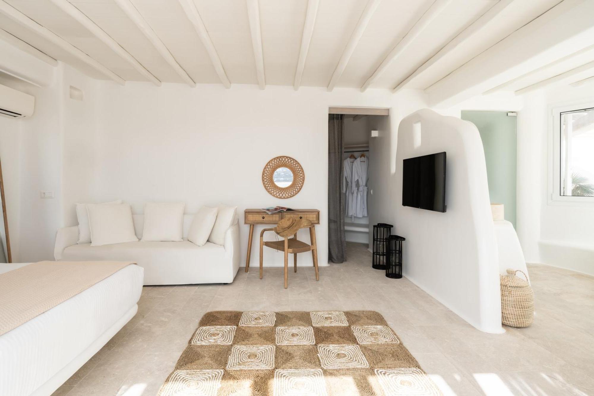 ホテル White Stone Mykonos Agios Ioannis Diakoftis エクステリア 写真