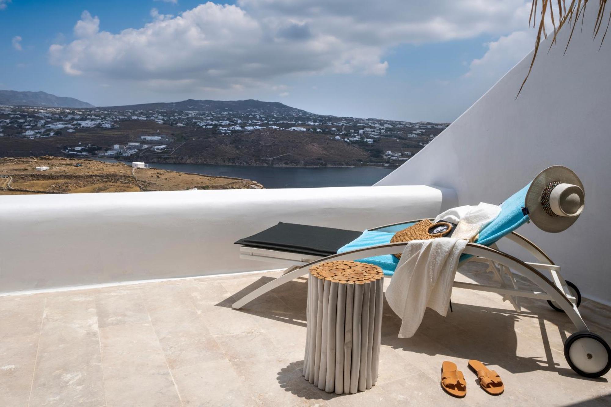 ホテル White Stone Mykonos Agios Ioannis Diakoftis エクステリア 写真