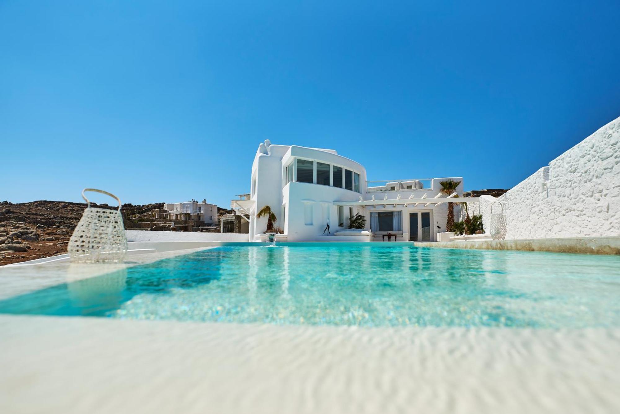 ホテル White Stone Mykonos Agios Ioannis Diakoftis エクステリア 写真