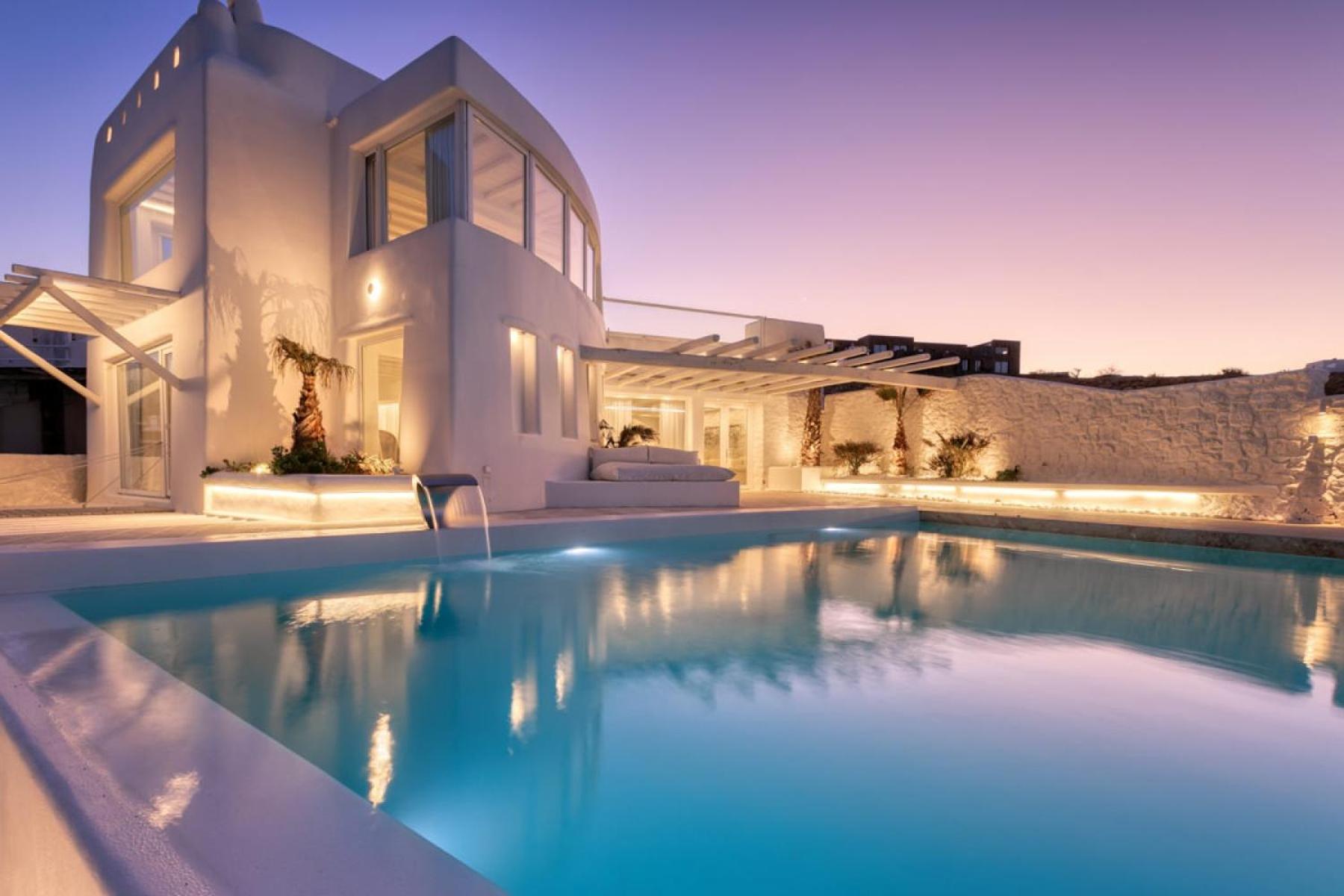 ホテル White Stone Mykonos Agios Ioannis Diakoftis エクステリア 写真